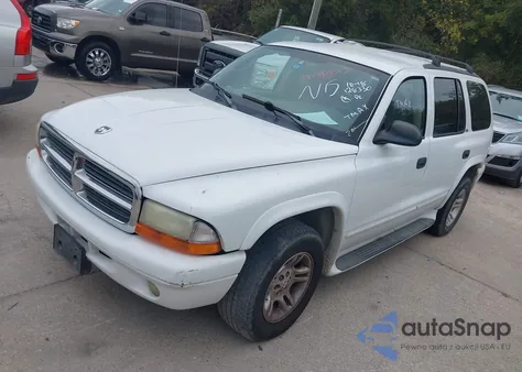 2002 Dodge Durango Slt из США, поврежденный, VIN 1B4HR48N52F128330
